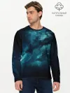 Мужской лонгслив базовый / Космос