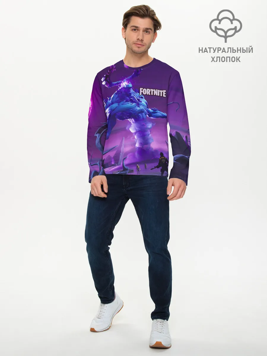 Мужской лонгслив базовый / Fortnite