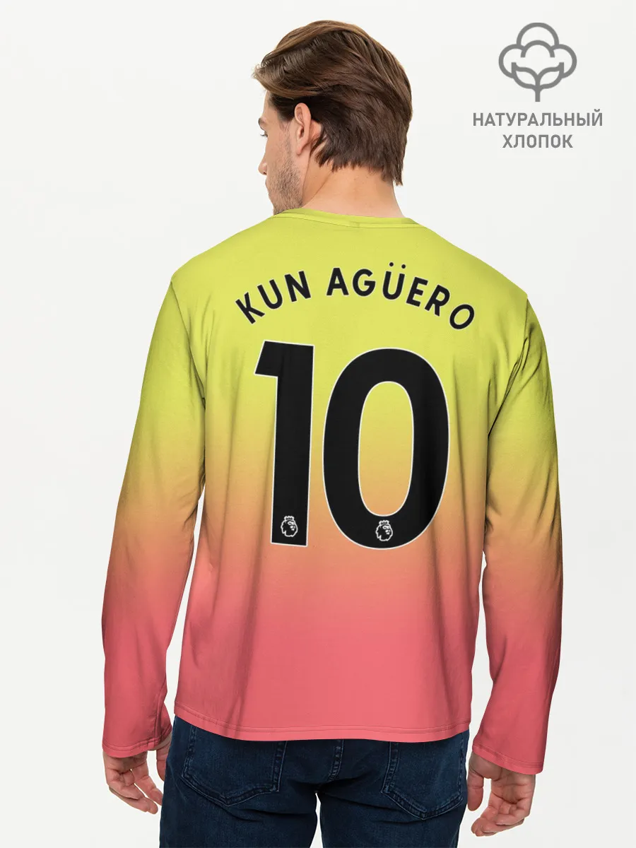 Мужской лонгслив базовый / Aguero third 19-20