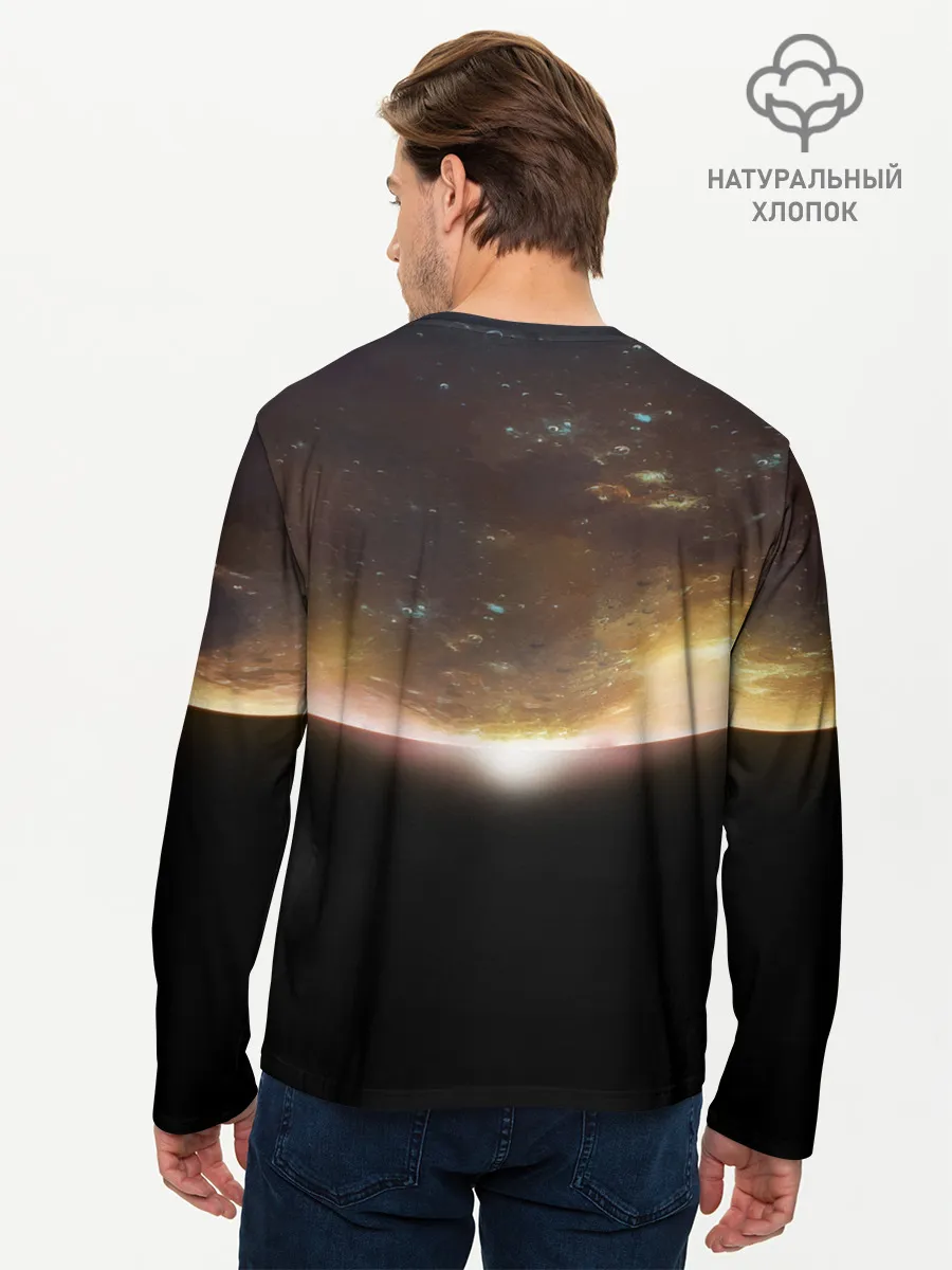 Мужской лонгслив базовый / WARFRAME Planet
