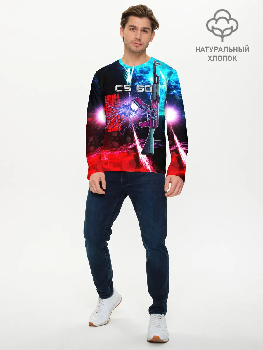 Мужской лонгслив базовый / cs:go