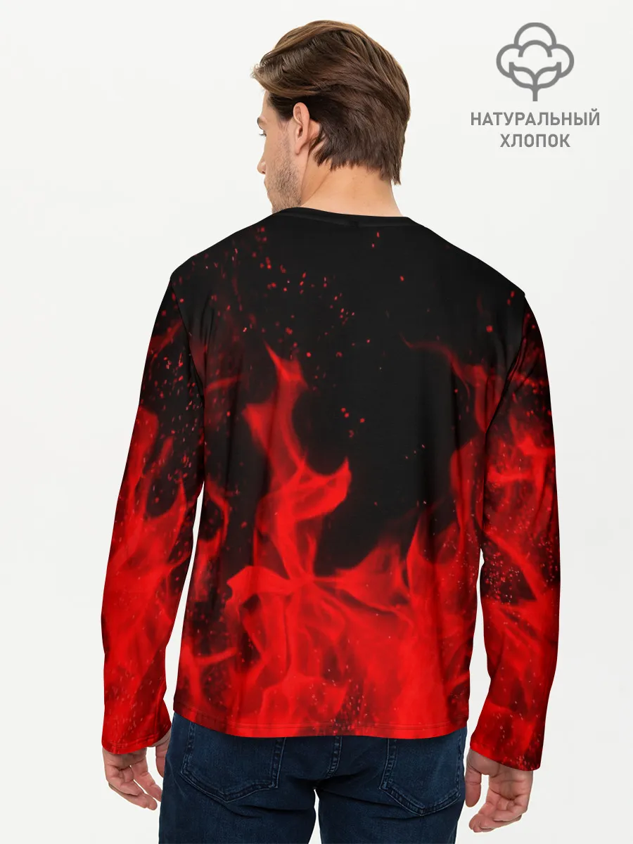 Мужской лонгслив базовый / POWERWOLF