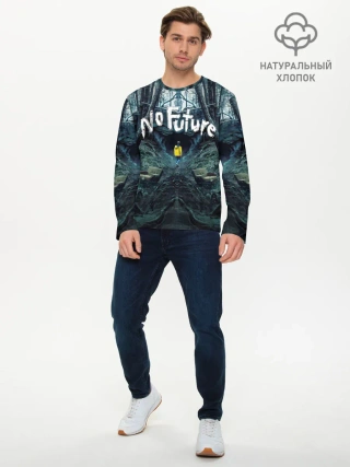 Мужской лонгслив базовый / ТЬМА - No Future