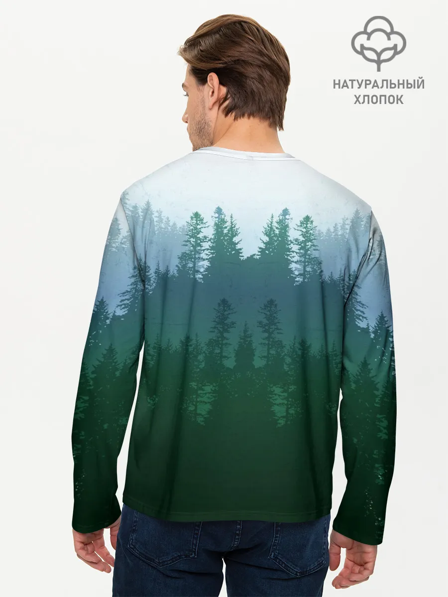 Мужской лонгслив базовый / Сибирь