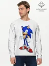 Мужской лонгслив базовый / Sonic