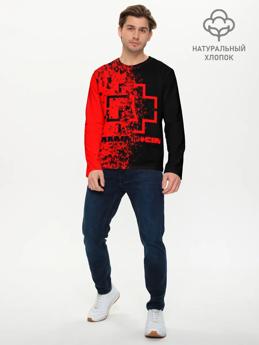 Мужской лонгслив базовый / Rammstein.