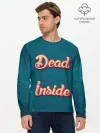 Мужской лонгслив базовый / Dead inside