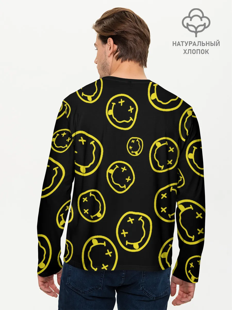 Мужской лонгслив базовый / Nirvana