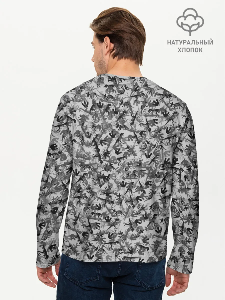 Мужской лонгслив базовый / Jurassic Park