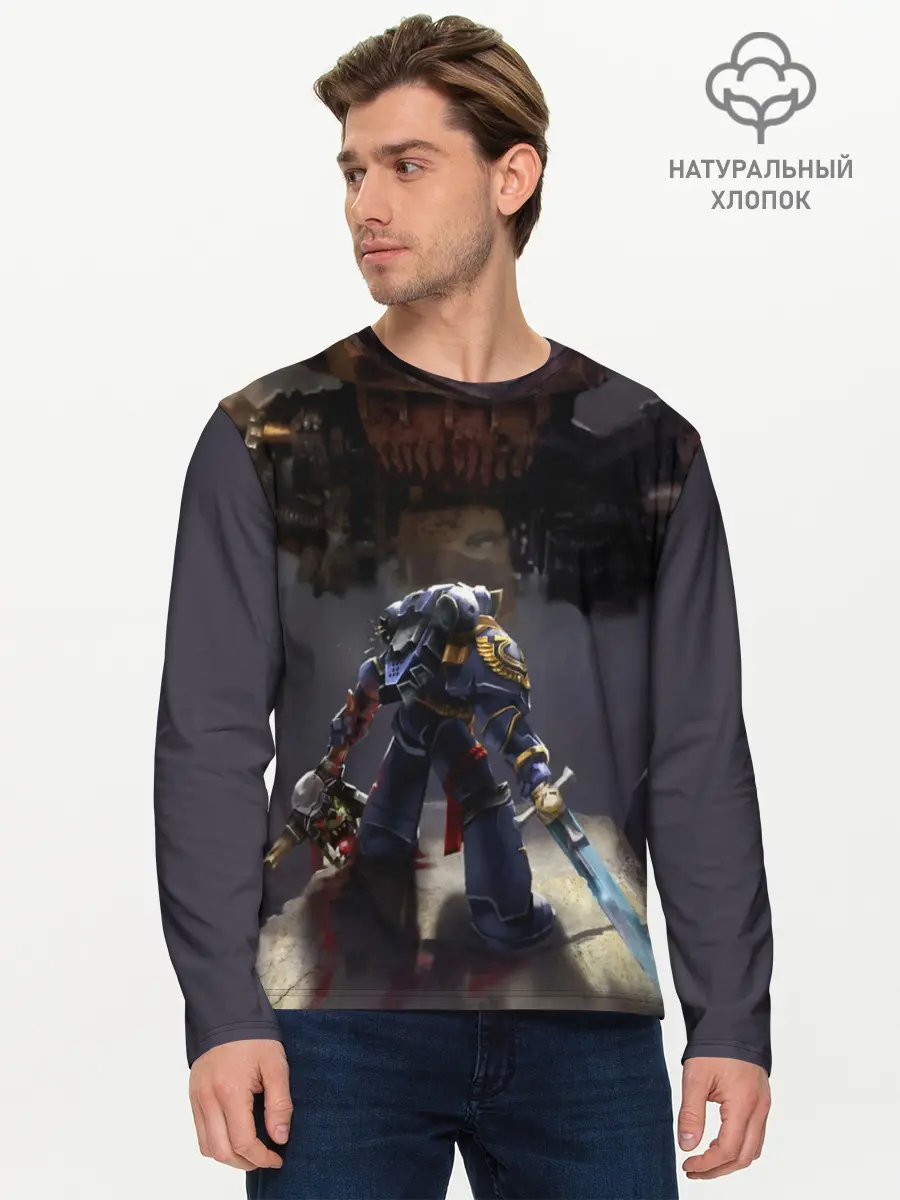 Мужской лонгслив базовый / WARHAMMER 40K