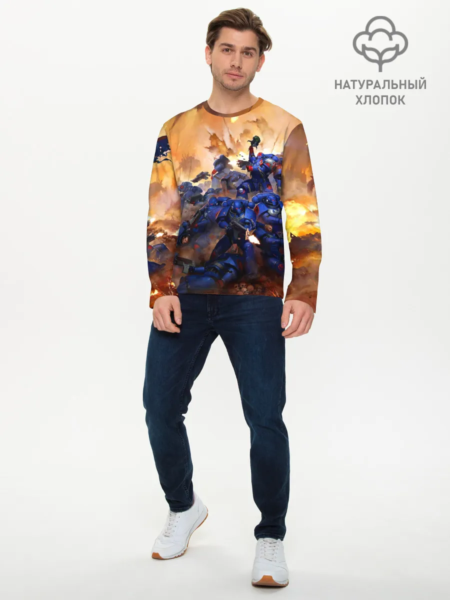 Мужской лонгслив базовый / WARHAMMER 40K