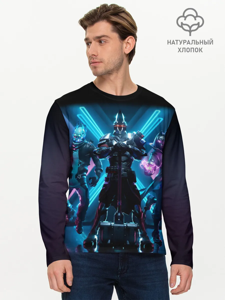 Мужской лонгслив базовый / Fortnite 10