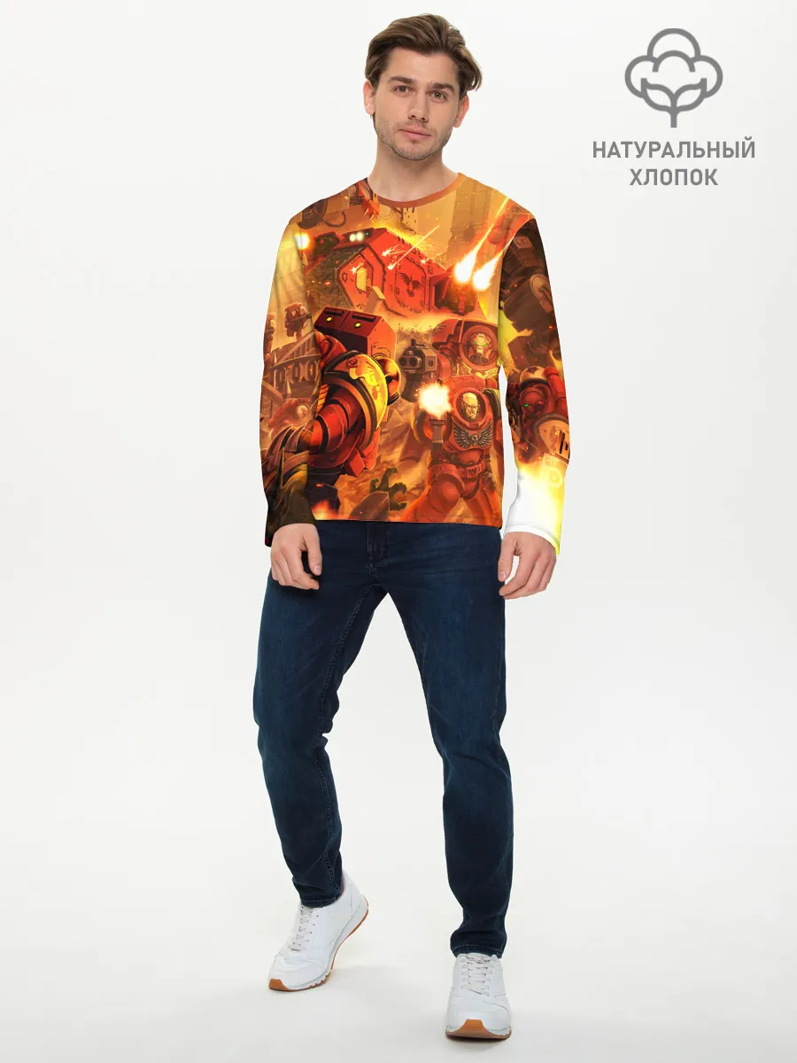 Мужской лонгслив базовый / WARHAMMER 40K