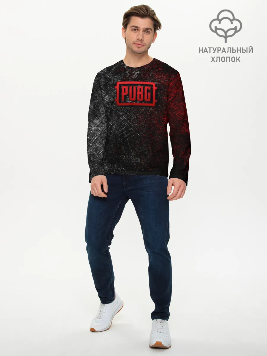 Мужской лонгслив базовый / PUBG