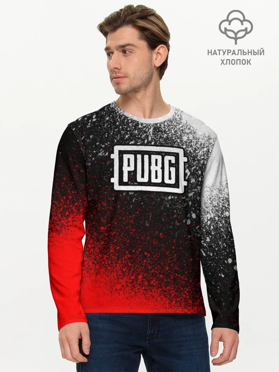 Мужской лонгслив базовый / PUBG