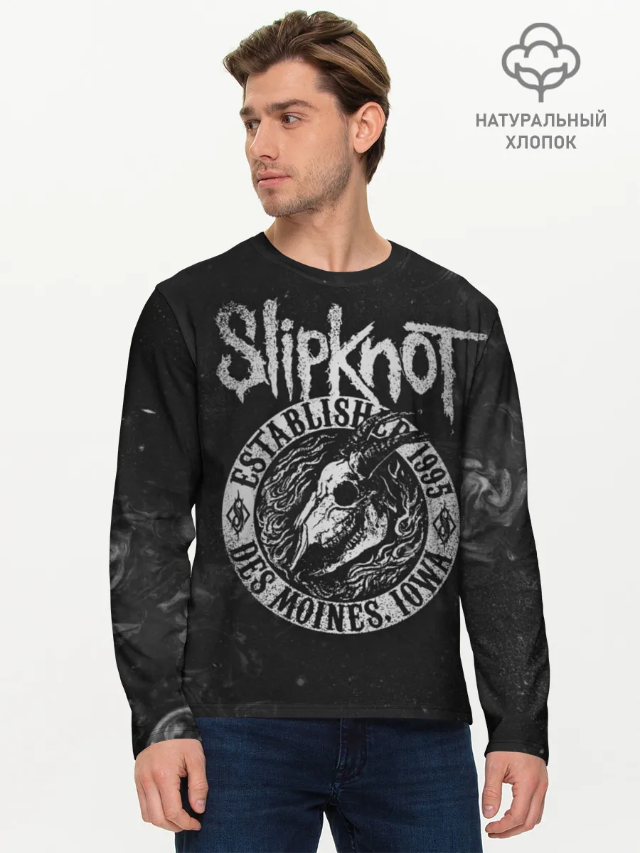 Мужской лонгслив базовый / Slipknot