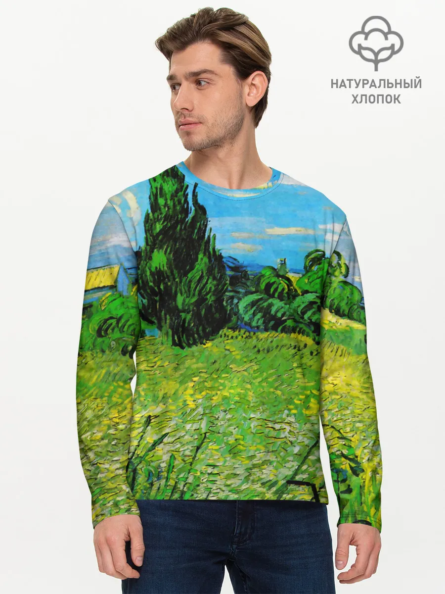 Мужской лонгслив базовый / ВАНГОГ