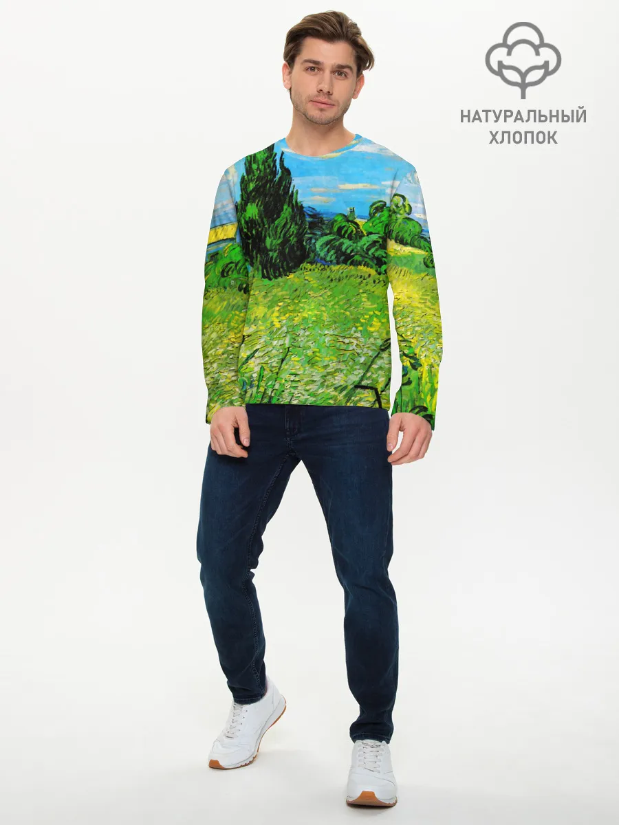 Мужской лонгслив базовый / ВАНГОГ