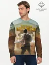 Мужской лонгслив базовый / PUBG СОЛДАТ В ШЛЕМЕ | ПАБГ