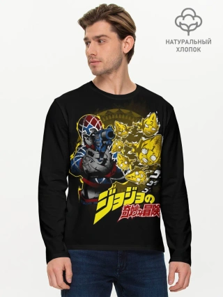 Мужской лонгслив базовый / Гвидо Миста - JoJos Bizarre Adventure