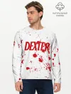 Мужской лонгслив базовый / Dexter logo Декстер брызги крови