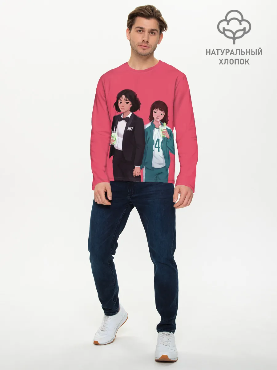 Мужской лонгслив базовый / 067 и 240