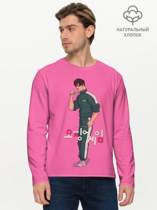 Мужской лонгслив базовый / 218