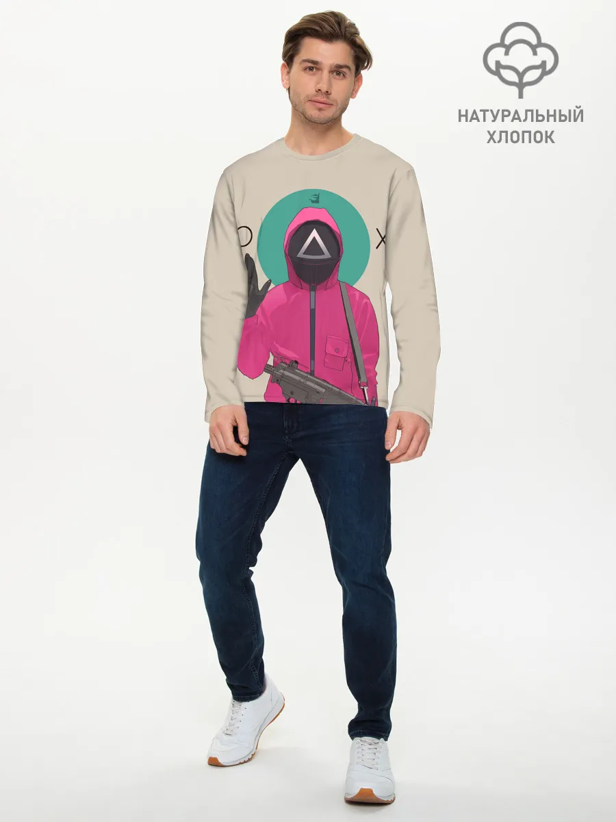 Мужской лонгслив базовый / Аве Кальмар