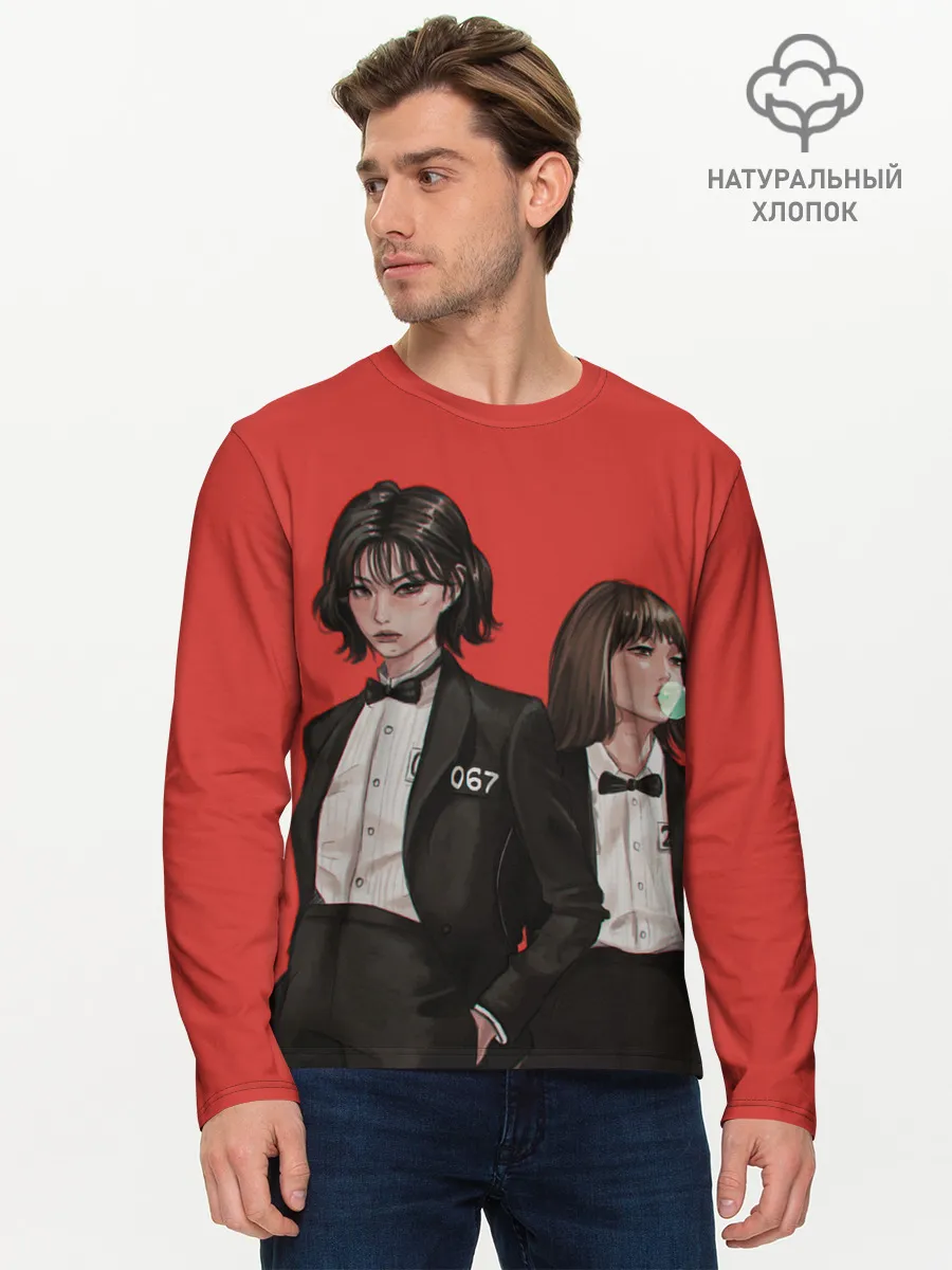 Мужской лонгслив базовый / Стильные 067 и 240