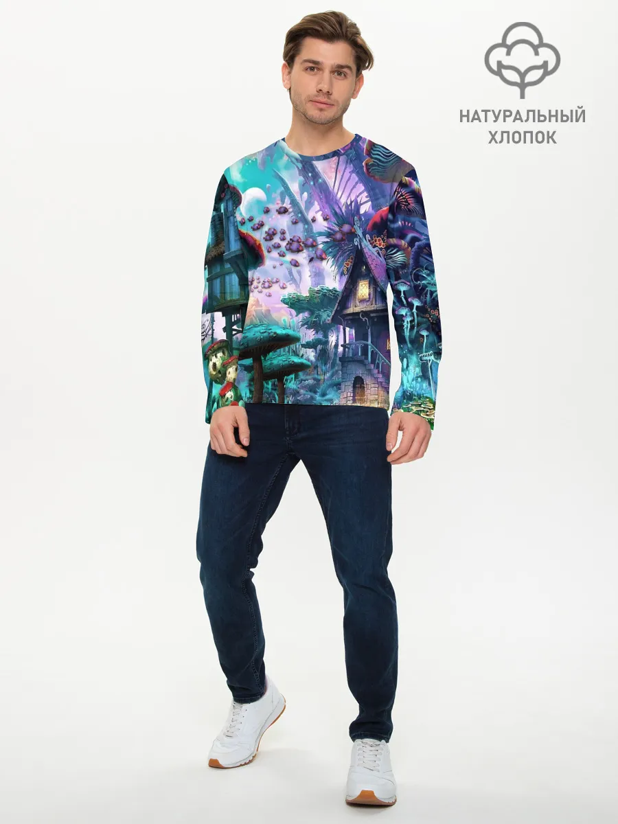 Мужской лонгслив базовый / FantasyFish