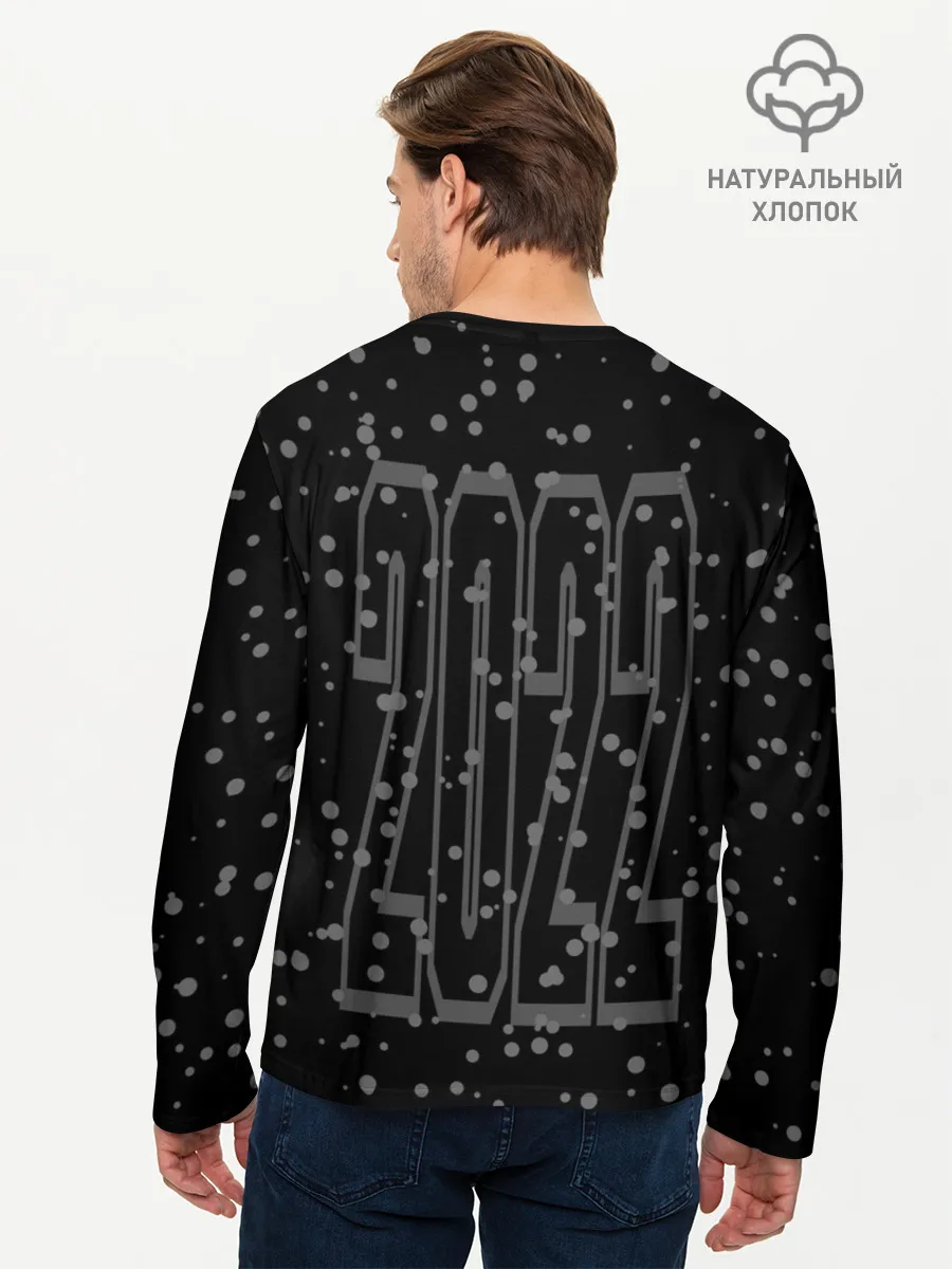 Мужской лонгслив базовый / Моё время 2022