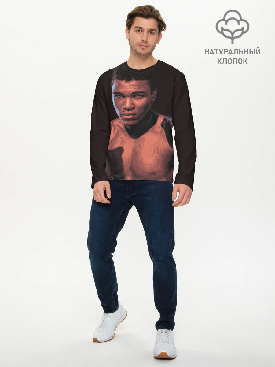 Мужской лонгслив базовый / Перед боем