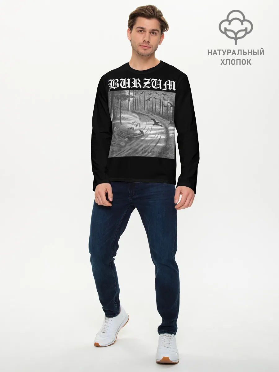 Мужской лонгслив базовый / Burzum | Hvis lyset tar oss