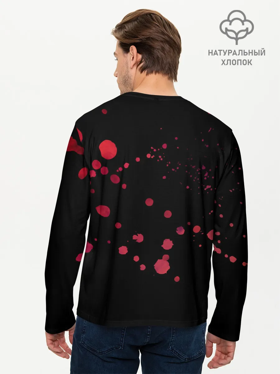 Мужской лонгслив базовый / Ведьмак Кошмар Волка Анимэ