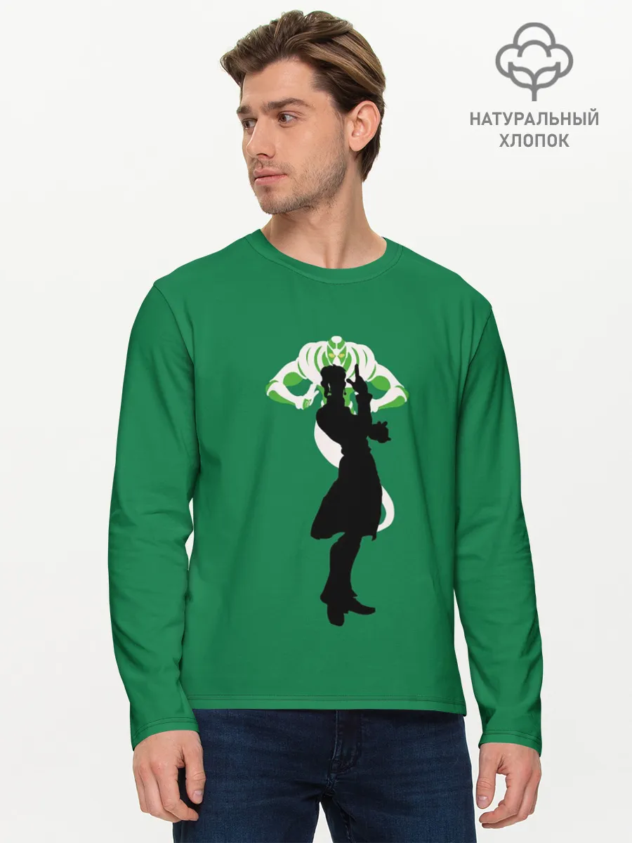 Мужской лонгслив базовый / Kakyoin. Jo Jo