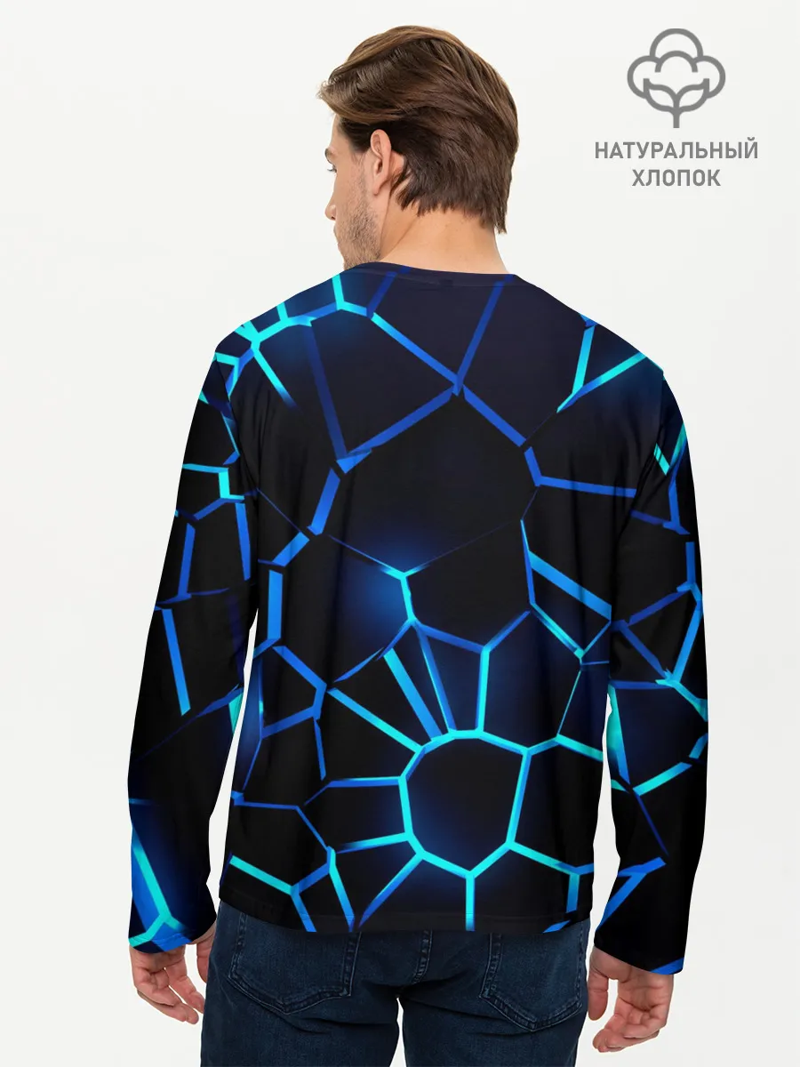 Мужской лонгслив базовый / Фольксваген 3D плиты