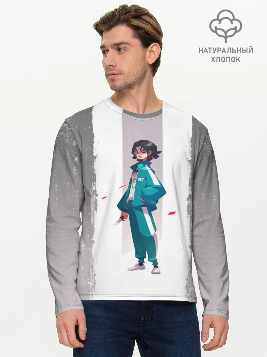 Мужской лонгслив базовый / 067 | Кан Сэ Бёк