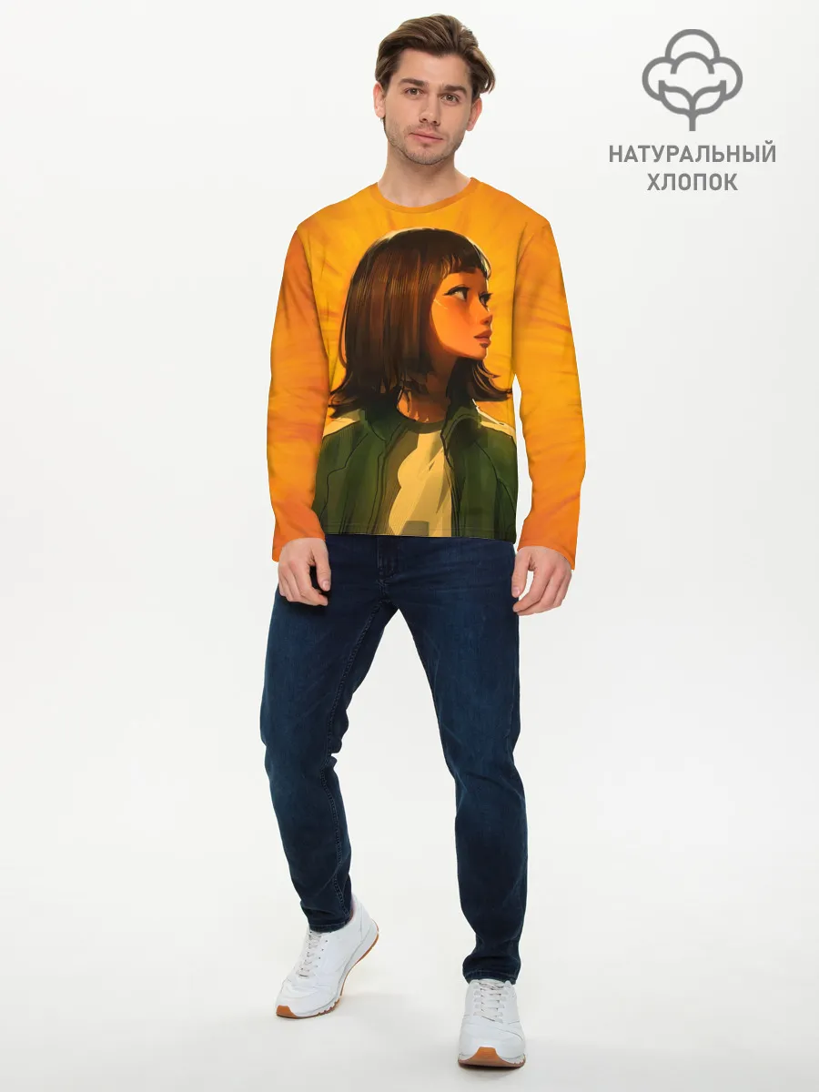 Мужской лонгслив базовый / 240 | Чи Ён