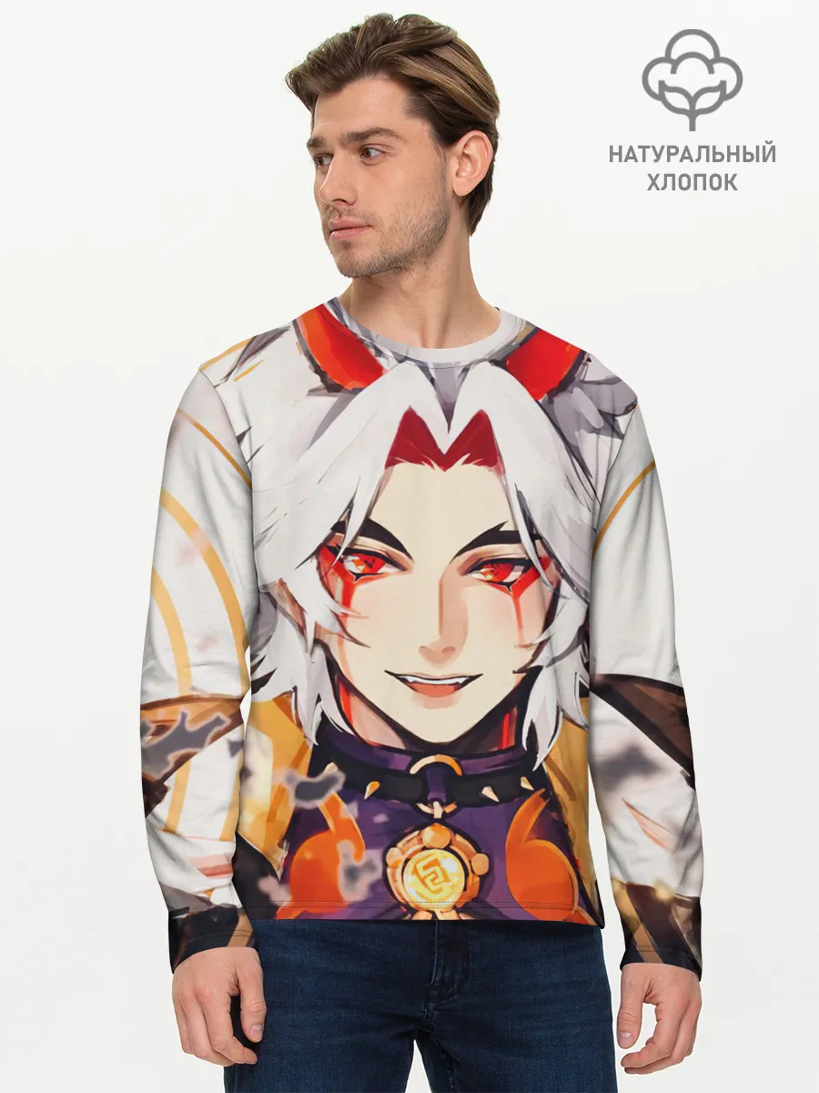 Мужской лонгслив базовый / Arataki Itto Genshin Impact