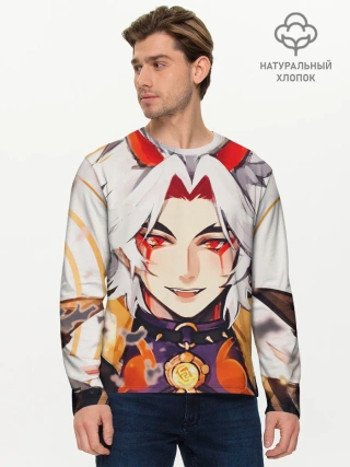 Мужской лонгслив базовый / Arataki Itto Genshin Impact