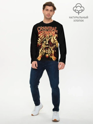 Мужской лонгслив базовый / Cannibal Corpse: Evisceration Plague