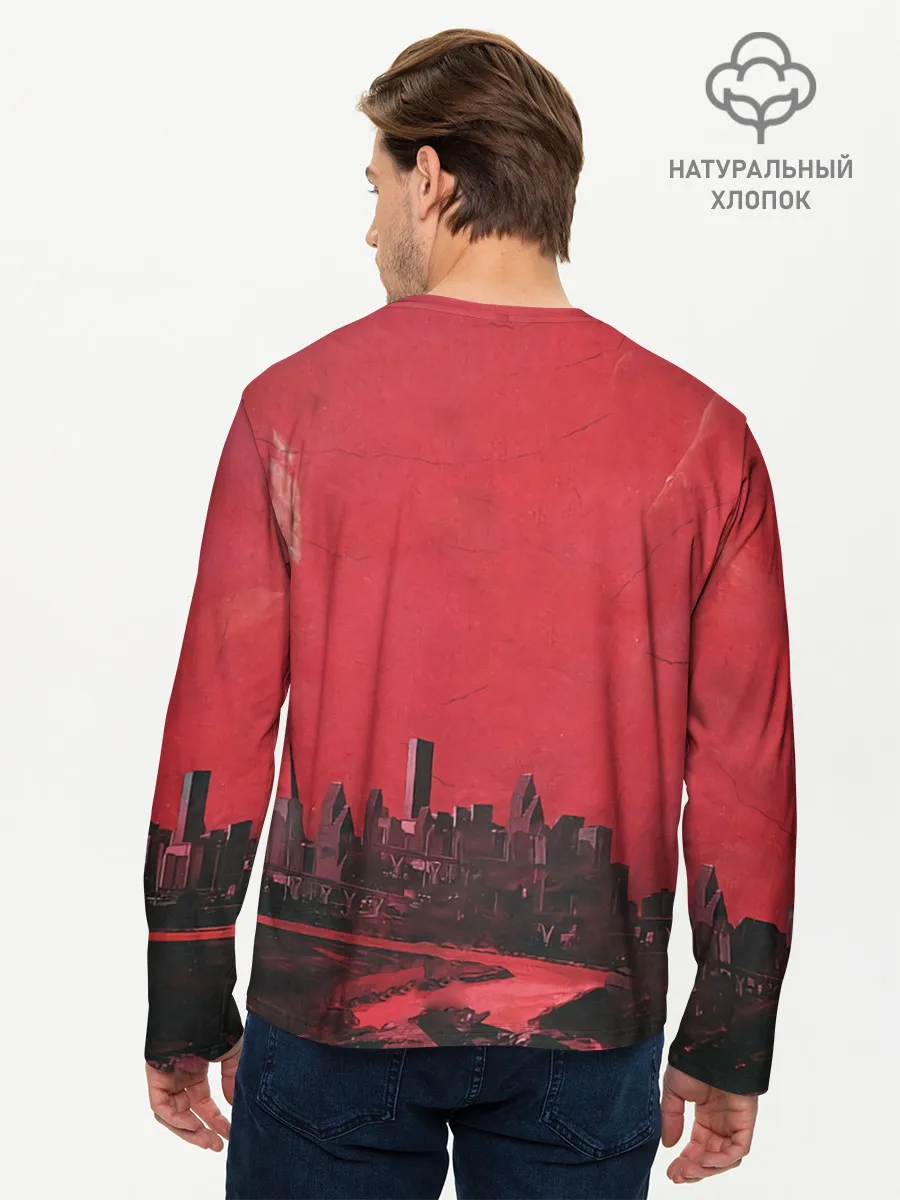 Мужской лонгслив базовый / Тревис на концерте