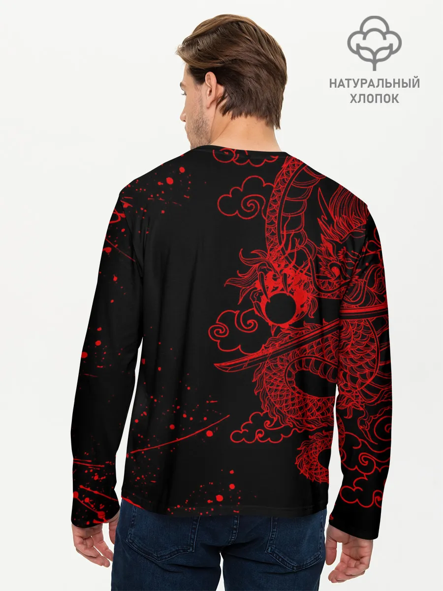 Мужской лонгслив базовый / ТОКИЙСКИЕ МСТИТЕЛИ КРАСНЫЙ ДРАКОН