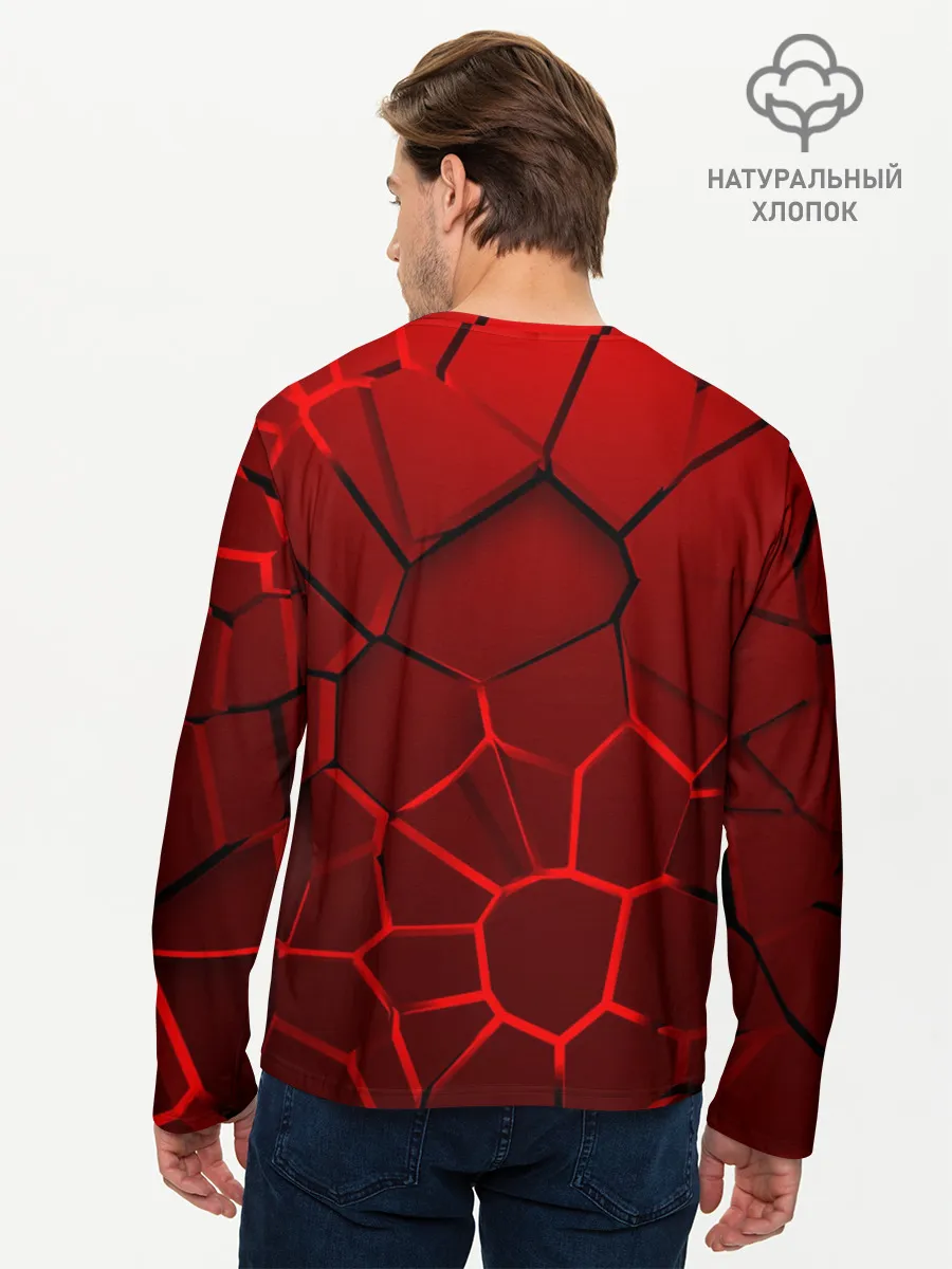 Мужской лонгслив базовый / Митсубиси 3D плиты