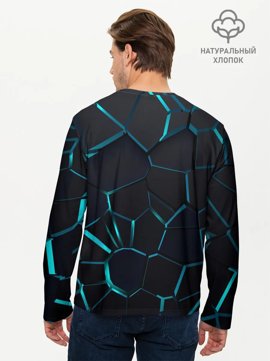 Мужской лонгслив базовый / BMW | 3D плиты с подсветкой