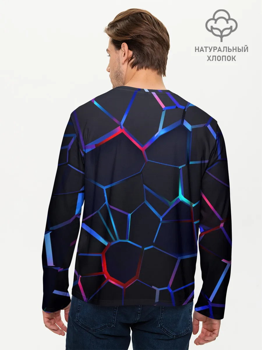 Мужской лонгслив базовый / BMW SPORT | 3D плиты