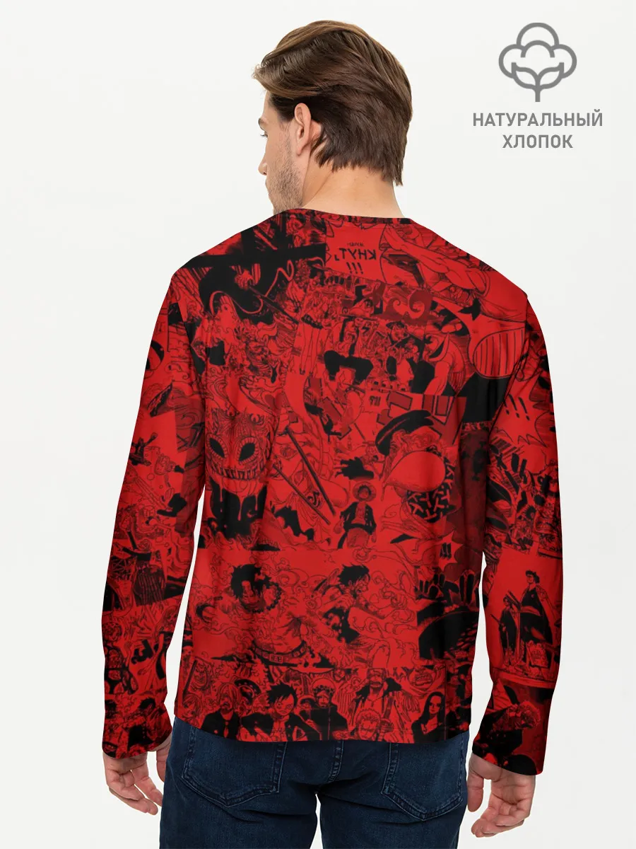 Мужской лонгслив базовый / Санджи Винсмок, One Piece