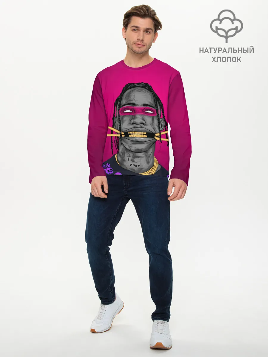 Мужской лонгслив базовый / Dangerous Travis