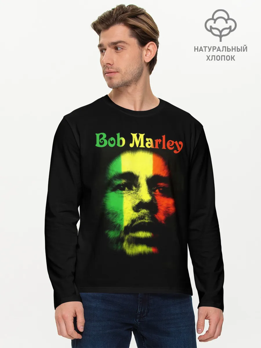 Мужской лонгслив базовый / Великий Боб