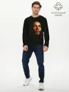 Мужской лонгслив базовый / Bob Marley Art